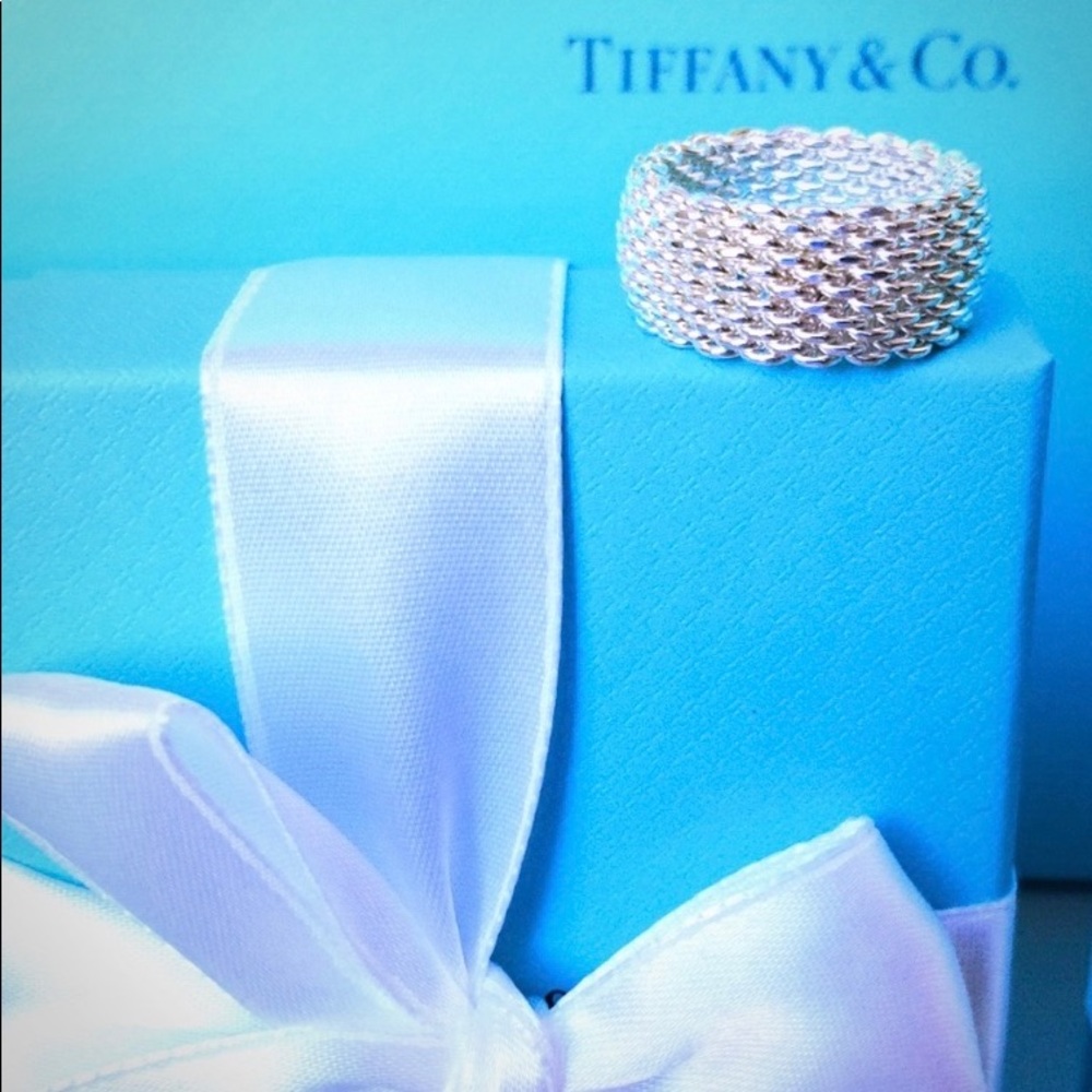 Tiffany Mesh Ring size 6 (retired) Brand New